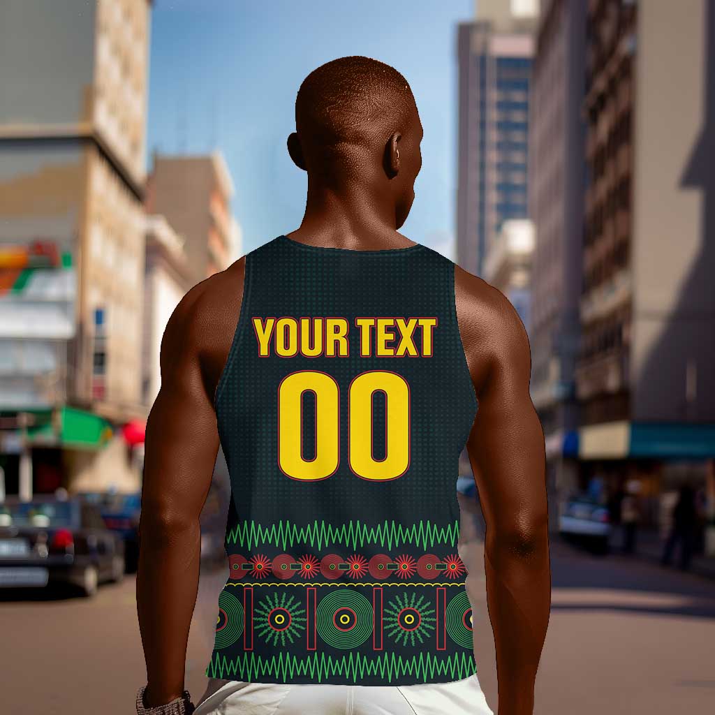 Custom Soccer 2026 Jamaica Men Tank Top Reggae Music Spirit