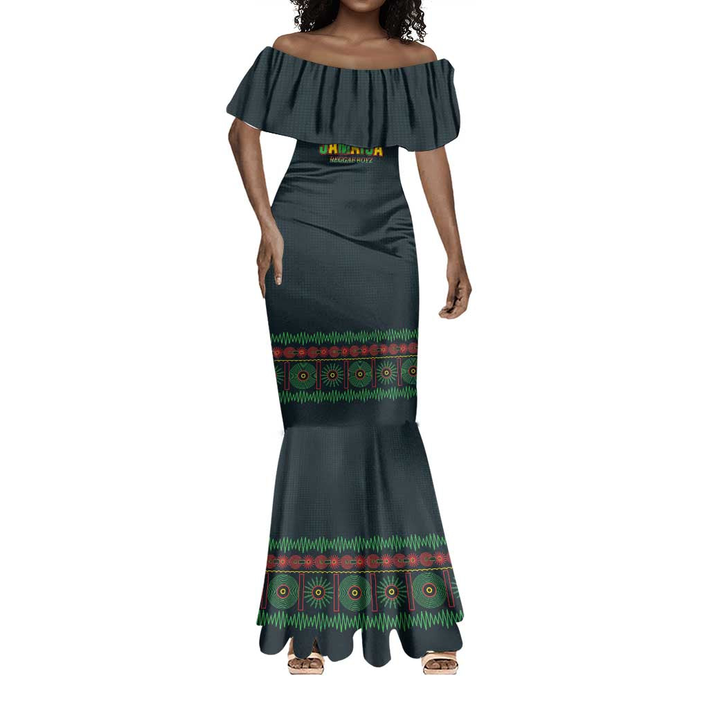 Custom Soccer 2026 Jamaica Mermaid Dress Reggae Music Spirit