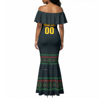 Custom Soccer 2026 Jamaica Mermaid Dress Reggae Music Spirit