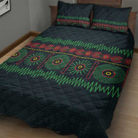 Soccer 2026 Jamaica Quilt Bed Set Reggae Music Spirit