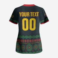 Custom Soccer 2026 Jamaica Scrub Top Reggae Music Spirit