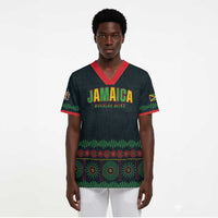 Custom Soccer 2026 Jamaica Scrub Top Reggae Music Spirit