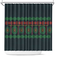 Soccer 2026 Jamaica Shower Curtain Reggae Music Spirit