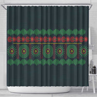 Soccer 2026 Jamaica Shower Curtain Reggae Music Spirit
