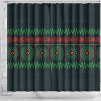 Soccer 2026 Jamaica Shower Curtain Reggae Music Spirit