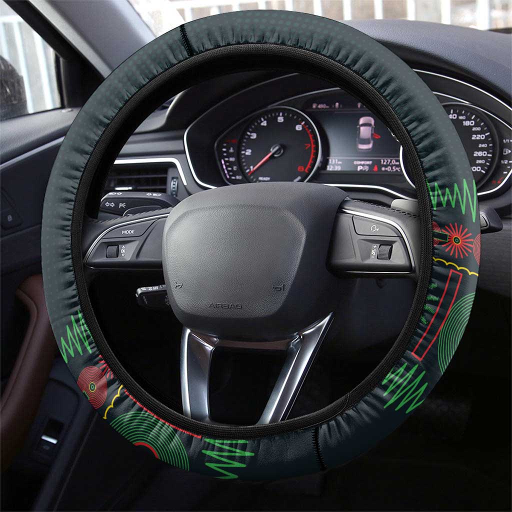 Soccer 2026 Jamaica Steering Wheel Cover Reggae Music Spirit