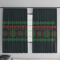 Soccer 2026 Jamaica Window Curtain Reggae Music Spirit