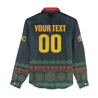 Custom Soccer 2026 Jamaica Women Casual Shirt Reggae Music Spirit