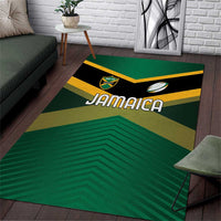 Rugby Jamaica Area Rug Reggae Warriors Go Champions