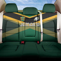 Rugby Jamaica Back Car Seat Cover Reggae Warriors Go Champions