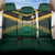 Rugby Jamaica Back Car Seat Cover Reggae Warriors Go Champions