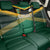 Rugby Jamaica Back Car Seat Cover Reggae Warriors Go Champions