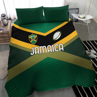 Rugby Jamaica Bedding Set Reggae Warriors Go Champions