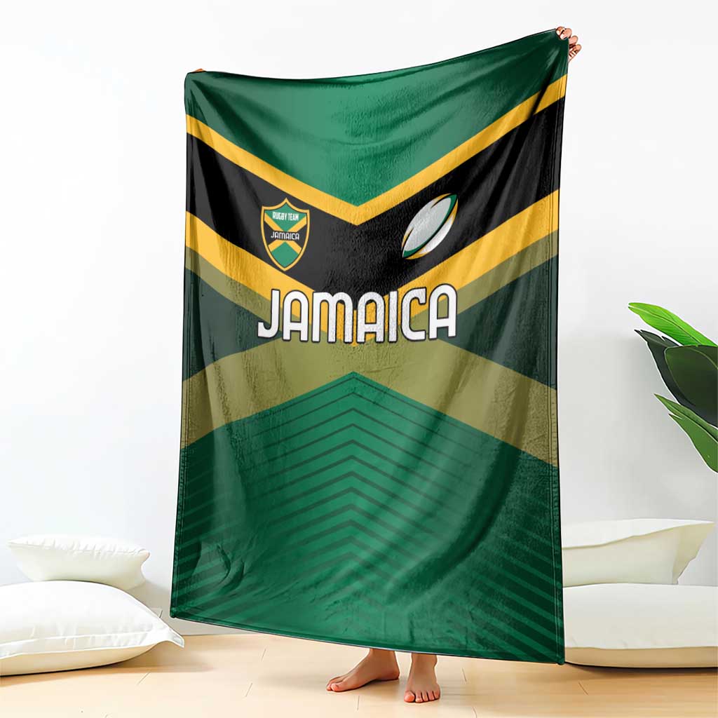 Rugby Jamaica Blanket Reggae Warriors Go Champions