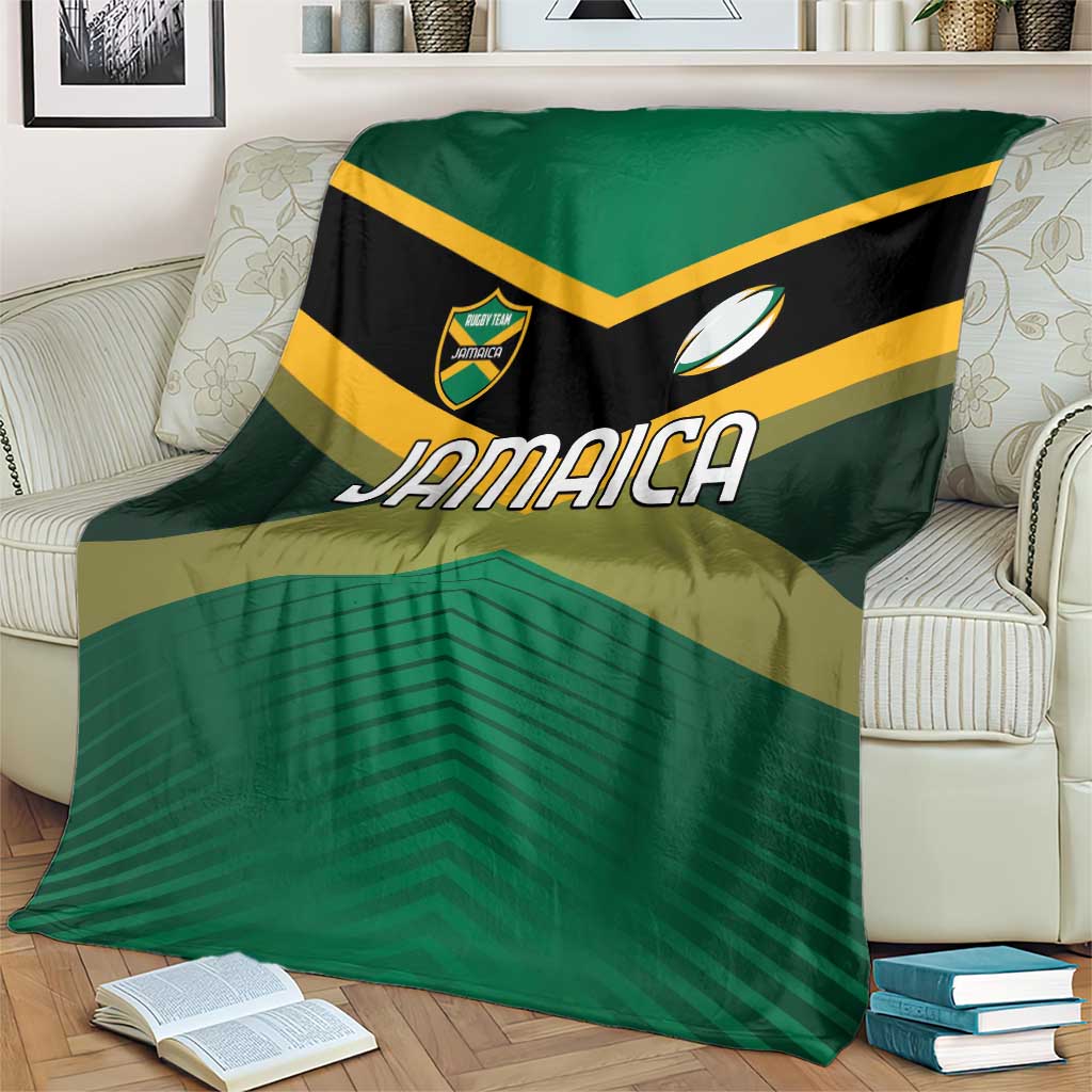 Rugby Jamaica Blanket Reggae Warriors Go Champions