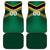 Rugby Jamaica Car Mats Reggae Warriors Go Champions