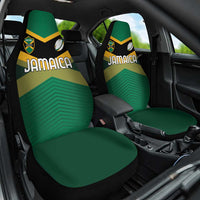 Rugby Jamaica Car Seat Cover Reggae Warriors Go Champions