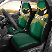 Rugby Jamaica Car Seat Cover Reggae Warriors Go Champions