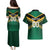 Custom Rugby Jamaica Couples Matching Puletasi and Hawaiian Shirt Reggae Warriors Go Champions
