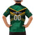 Custom Rugby Jamaica Family Matching Mermaid Dress and Hawaiian Shirt Reggae Warriors Go Champions