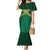 Custom Rugby Jamaica Family Matching Mermaid Dress and Hawaiian Shirt Reggae Warriors Go Champions