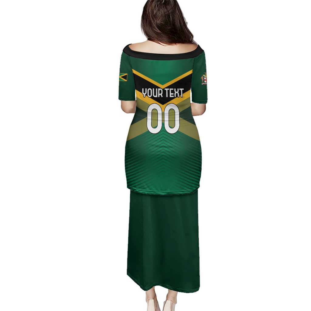 Custom Rugby Jamaica Family Matching Puletasi and Hawaiian Shirt Reggae Warriors Go Champions