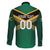 Custom Rugby Jamaica Family Matching Short Sleeve Bodycon Dress and Hawaiian Shirt Reggae Warriors Go Champions