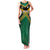 Custom Rugby Jamaica Family Matching Tank Maxi Dress and Hawaiian Shirt Reggae Warriors Go Champions