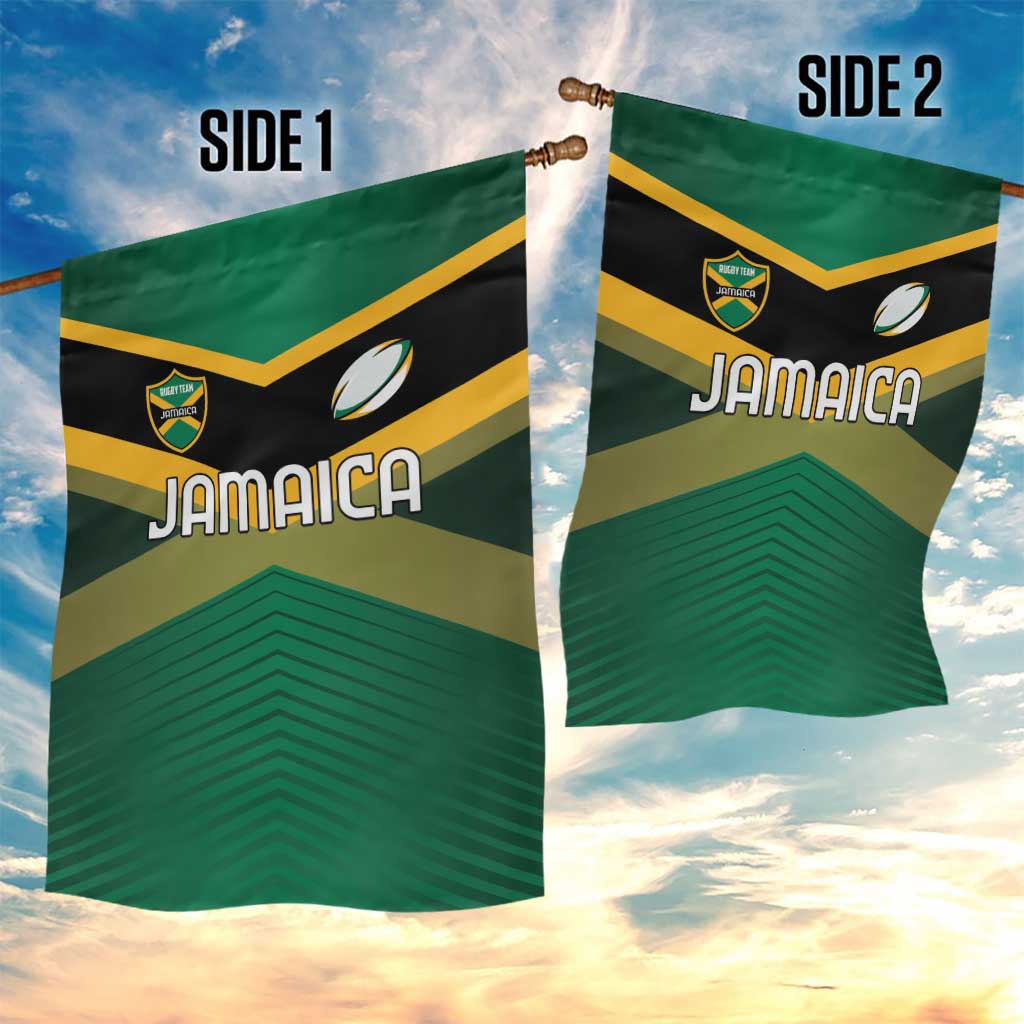 Rugby Jamaica Garden Flag Reggae Warriors Go Champions