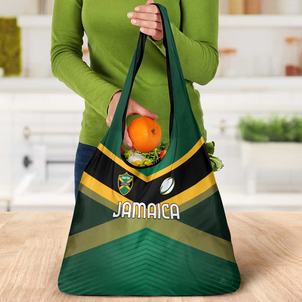 Rugby Jamaica Grocery Bag Reggae Warriors Go Champions