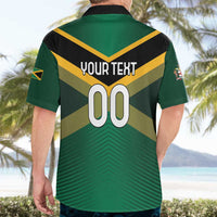 Custom Rugby Jamaica Hawaiian Shirt Reggae Warriors Go Champions