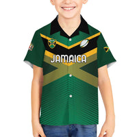 Custom Rugby Jamaica Kid Hawaiian Shirt Reggae Warriors Go Champions