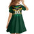 Custom Rugby Jamaica Kid Short Sleeve Dress Reggae Warriors Go Champions