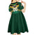 Custom Rugby Jamaica Kid Short Sleeve Dress Reggae Warriors Go Champions