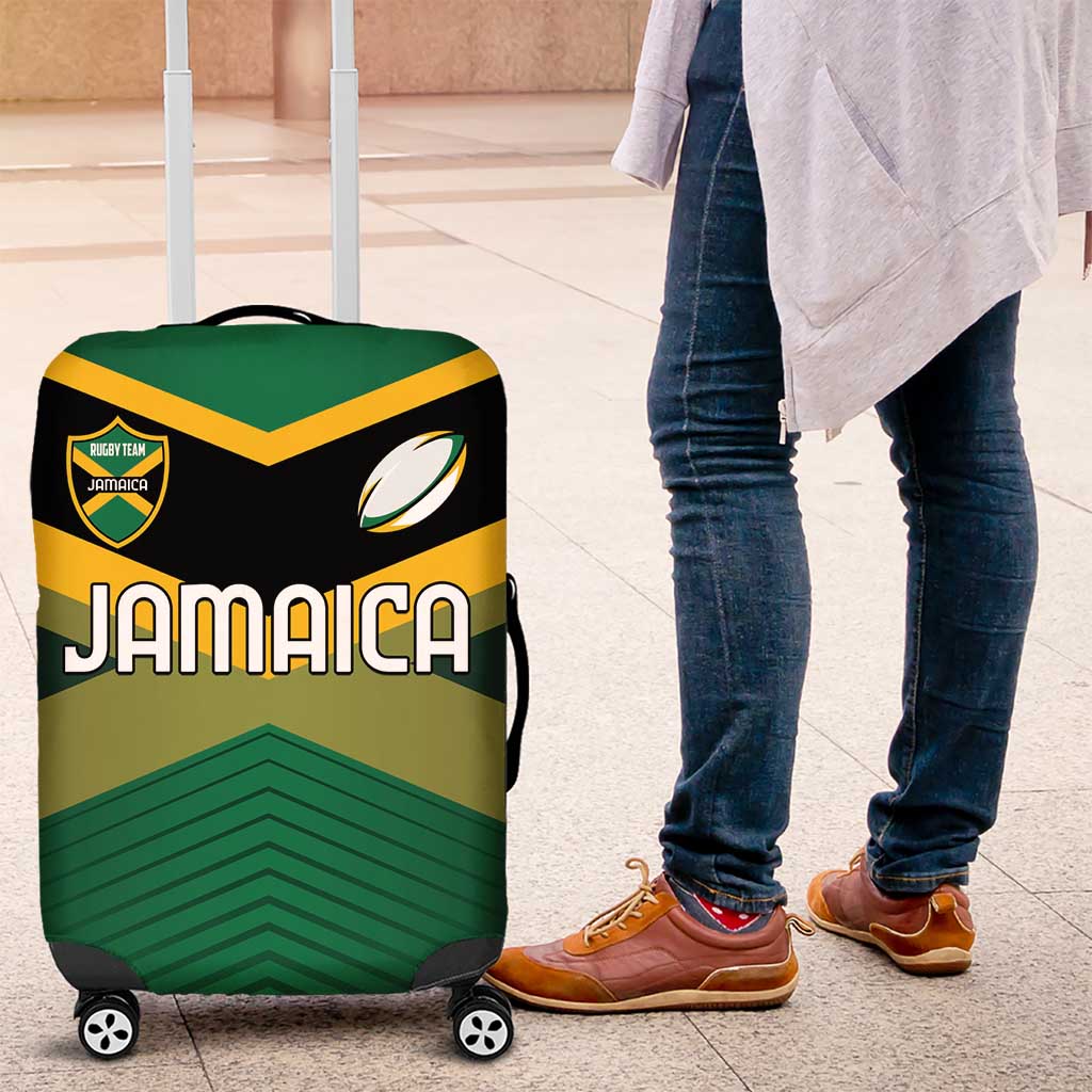 Rugby Jamaica Luggage Cover Reggae Warriors Go Champions