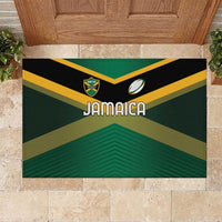 Rugby Jamaica Rubber Doormat Reggae Warriors Go Champions