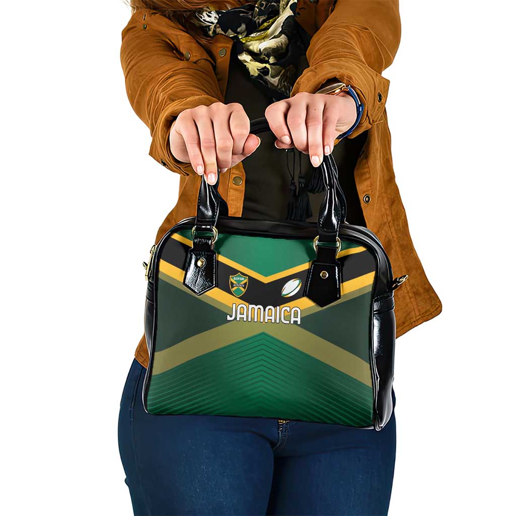 Rugby Jamaica Shoulder Handbag Reggae Warriors Go Champions