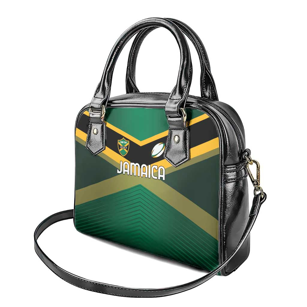 Rugby Jamaica Shoulder Handbag Reggae Warriors Go Champions