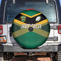 Rugby Jamaica Spare Tire Cover Reggae Warriors Go Champions