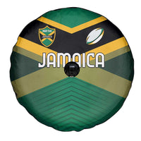 Rugby Jamaica Spare Tire Cover Reggae Warriors Go Champions