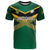 Custom Rugby Jamaica T Shirt Reggae Warriors Go Champions