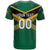 Custom Rugby Jamaica T Shirt Reggae Warriors Go Champions