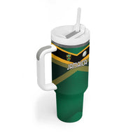 Custom Rugby Jamaica Tumbler With Handle Reggae Warriors Go Champions