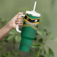 Custom Rugby Jamaica Tumbler With Handle Reggae Warriors Go Champions