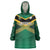 Custom Rugby Jamaica Wearable Blanket Hoodie Reggae Warriors Go Champions