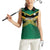 Custom Rugby Jamaica Women Sleeveless Polo Shirt Reggae Warriors Go Champions