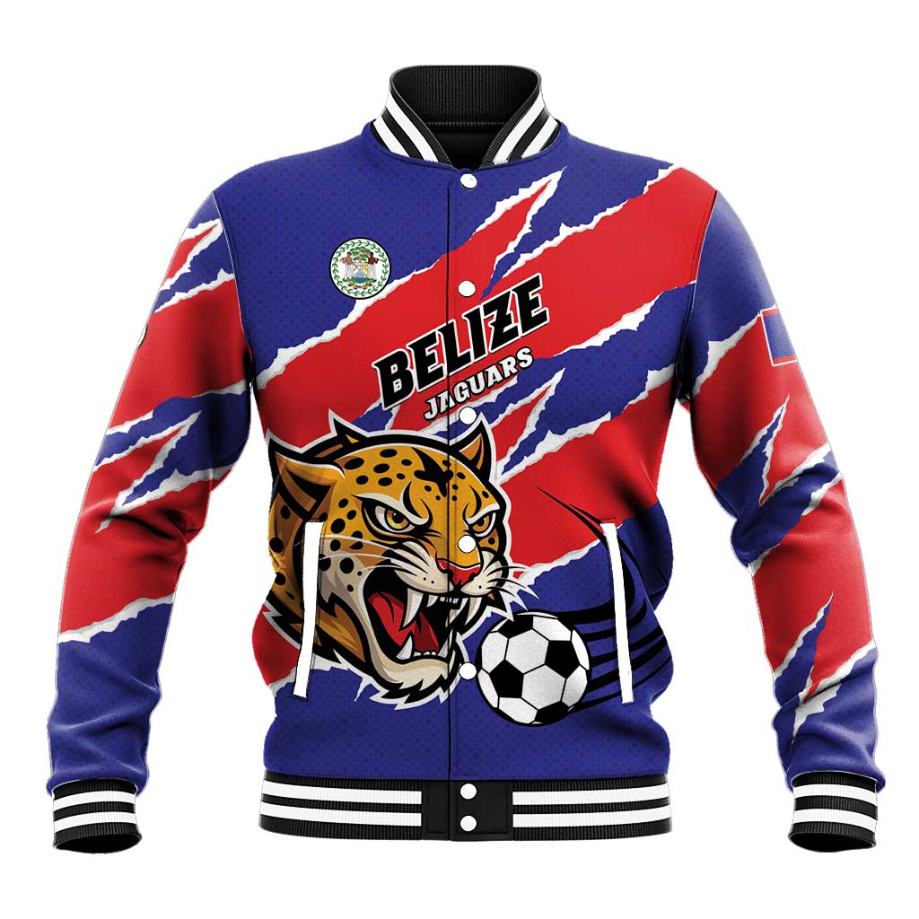 Custom Football Belize Jaguars Baseball Jacket Team Unbelizeables Jaguars