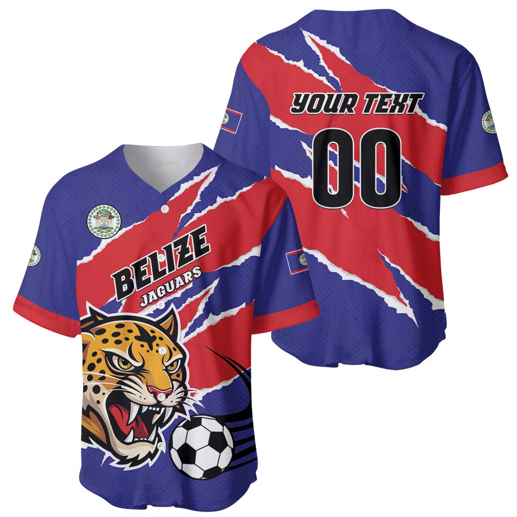 Custom Football Belize Jaguars Baseball Jersey Team Unbelizeables Jaguars