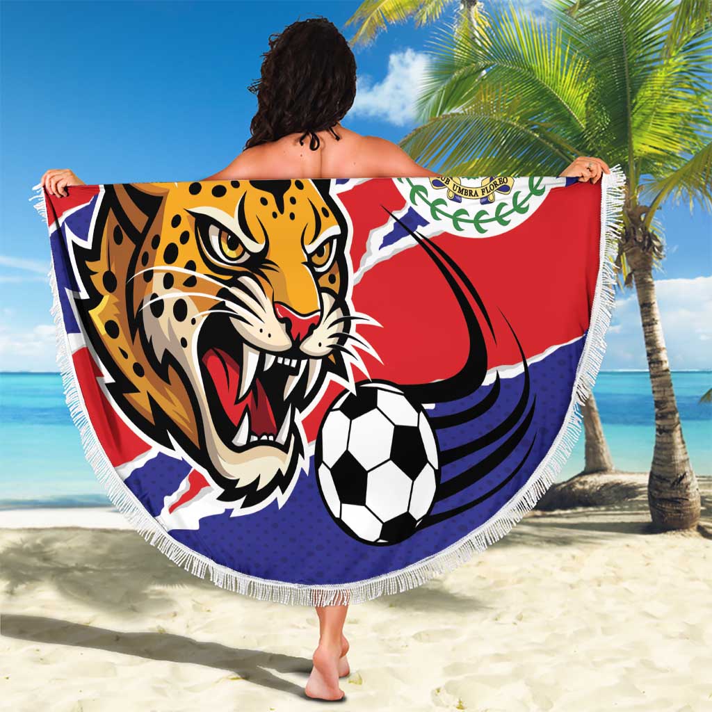 Football Belize Jaguars Beach Blanket Team Unbelizeables Jaguars