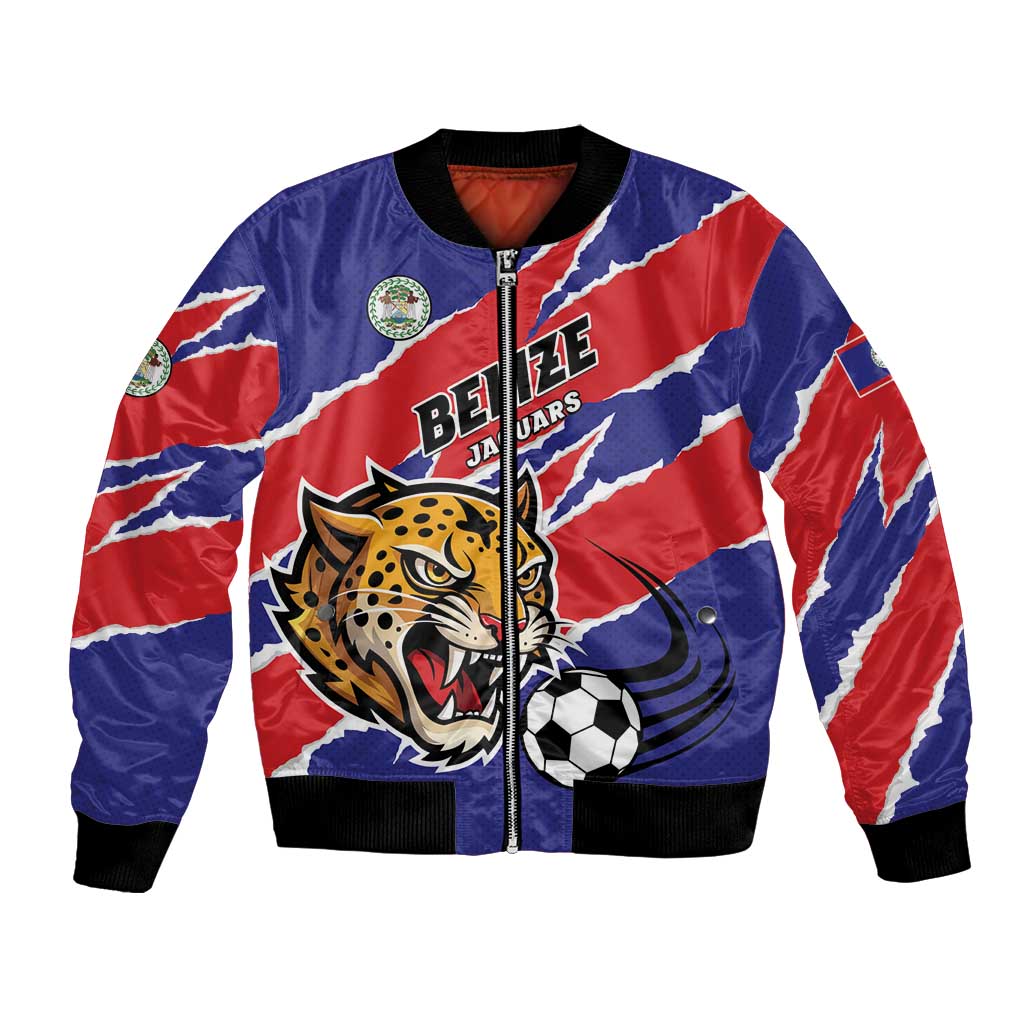 Custom Football Belize Jaguars Bomber Jacket Team Unbelizeables Jaguars